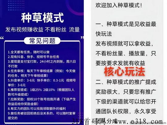 米得客：0投入发布视频，单账号日收入高