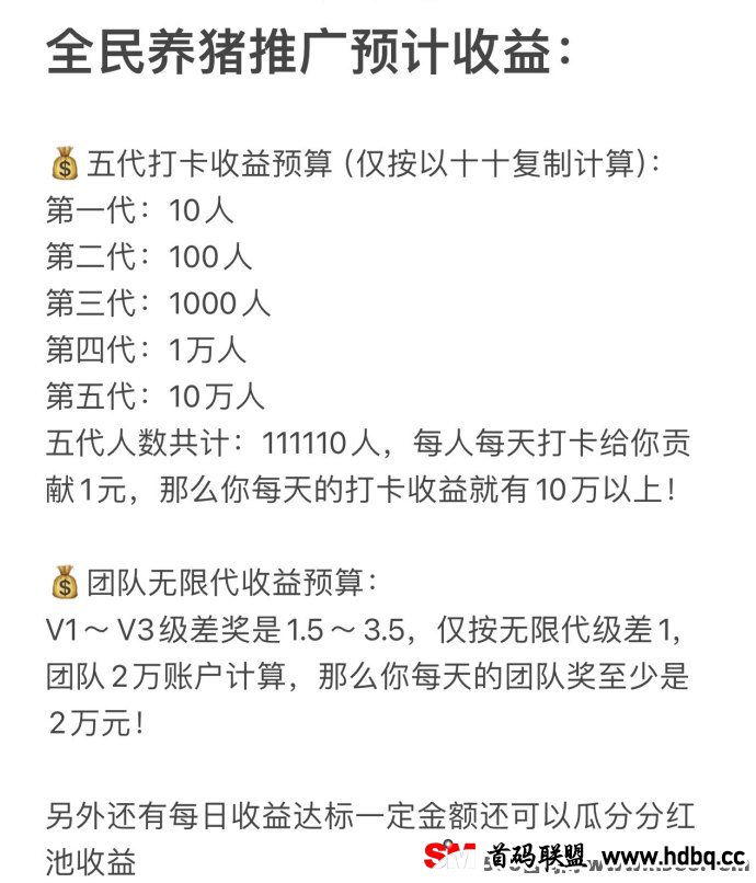 全民养猪内排火热启动：9月初即将上线，首批团队长火速招募中！