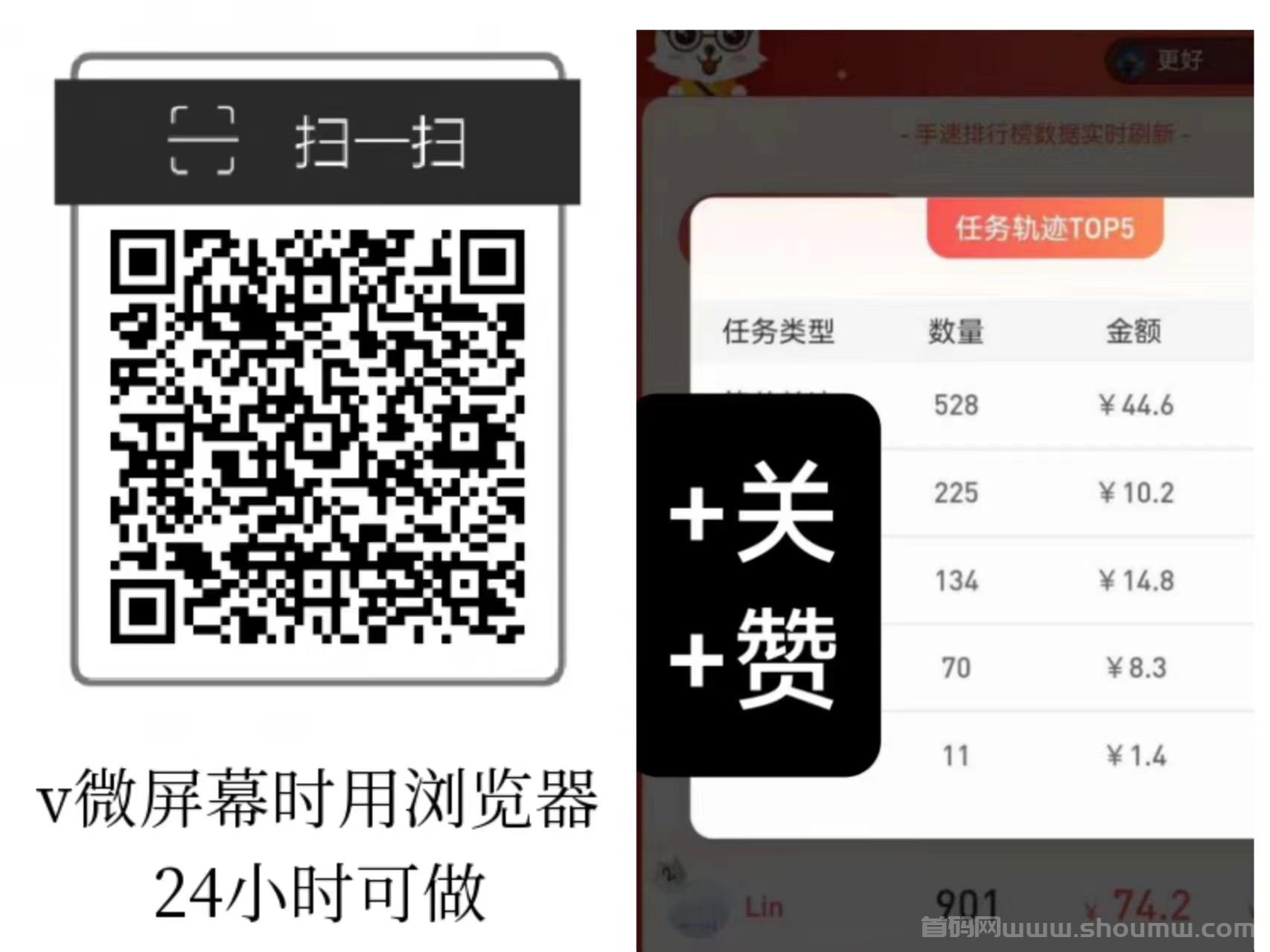 首码每天赚点app，简单点赞关注赚：5年老平台长久稳定.