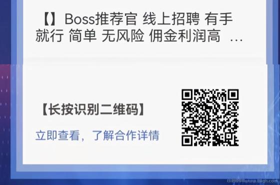 Boss推荐官：线上招聘新机遇，低门槛高收益，日结佣金等你赚